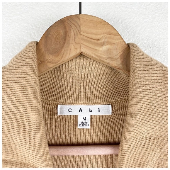 Cabi French Trench Sweater in Camel Size Medium - Picture 8 of 8